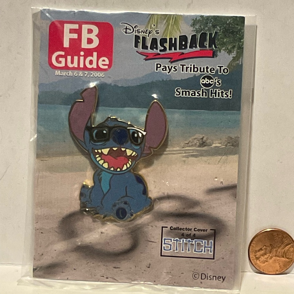 Disney Stitch as LOST character, Flashback Pin